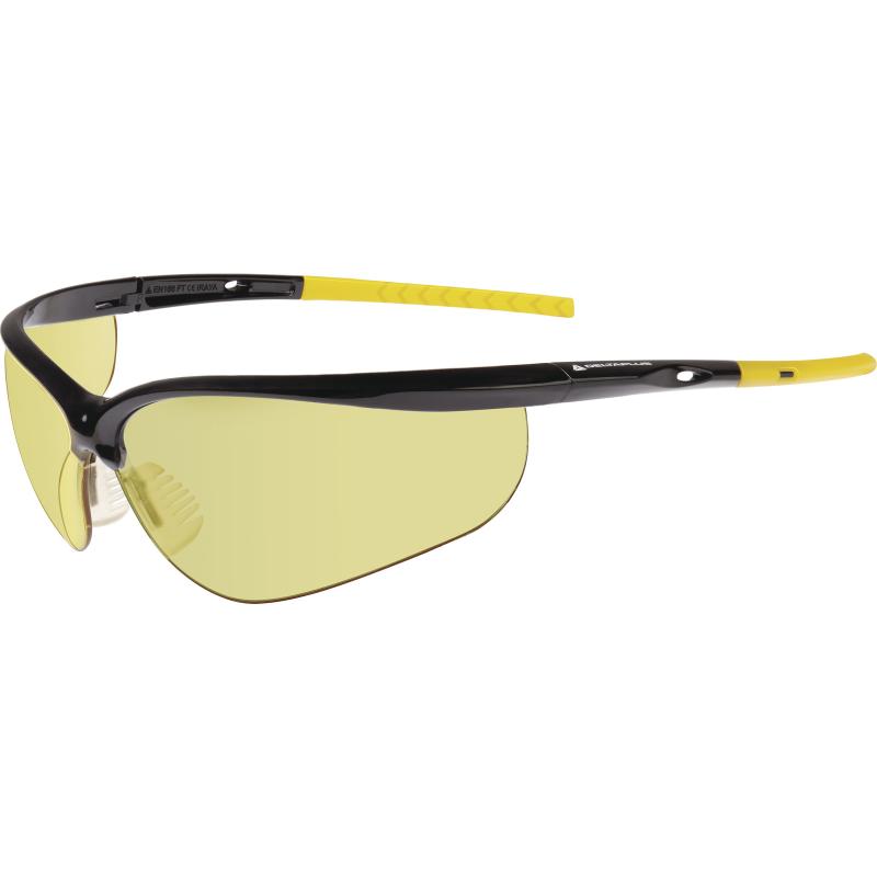 Delta Plus Iraya yellow polycarbonate sport safety spectacles glasses