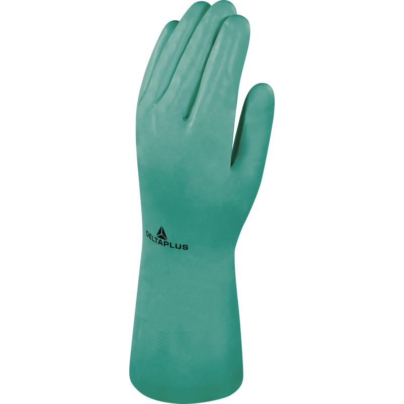 Delta Plus green nitrile 33cm chemical solvent-resistant glove #VE801