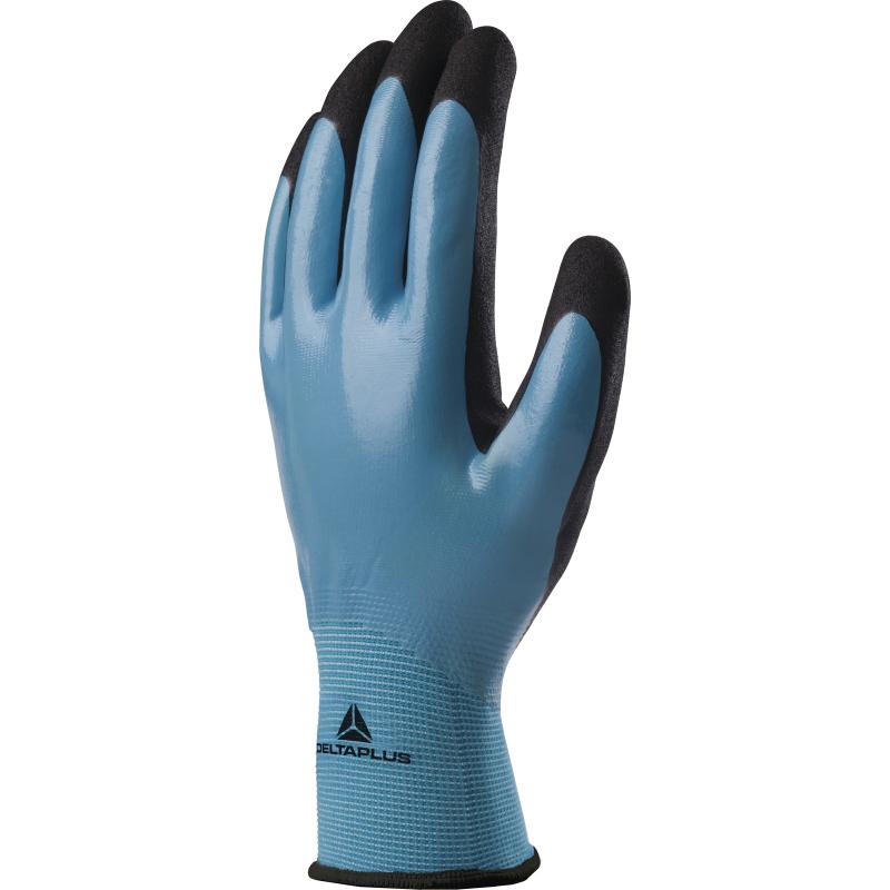 Delta Plus oil and water-proof nitrile work glove  #VV636