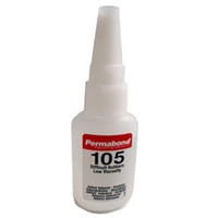 Permabond Instant cyanoacrylate adhesive for hard to bond plastics and rubbers #105