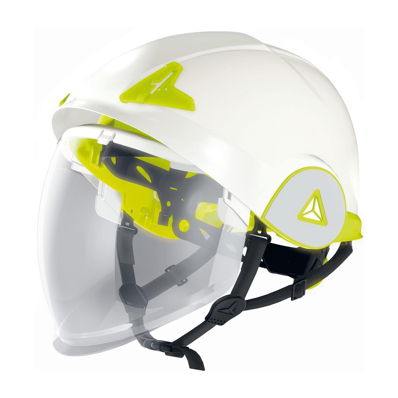 Delta Plus ONYX electric arc/molten-metal insulated retractable visor safety helmet