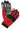 Buckler Handguardz red/grey synthetic elastic cuff protective work glove #HG1