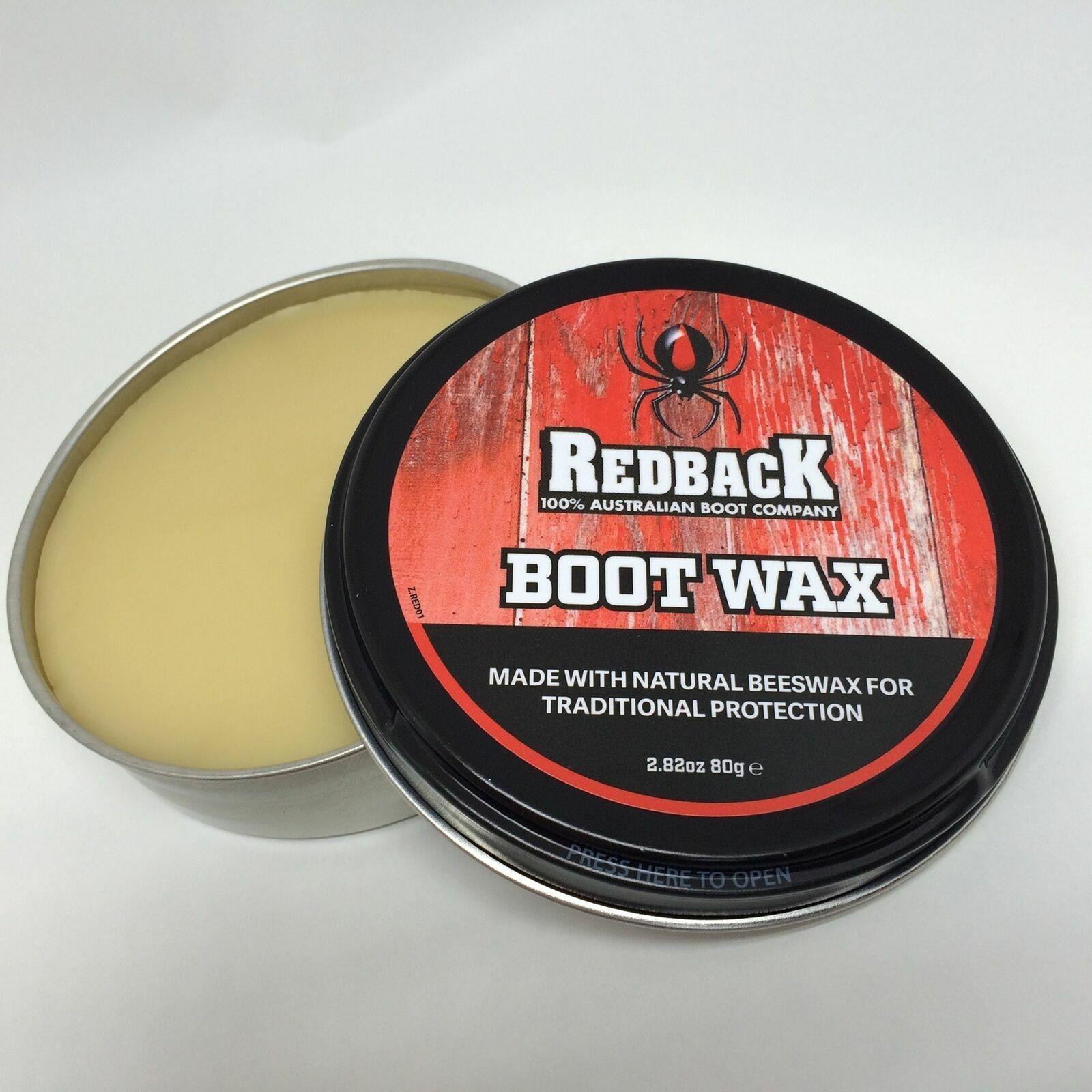 REDBACK UWAX beeswax waterproofing & leather conditioner - 80g tin