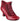 Hush Puppies Vivianna red suede leather women's lace up heeled ankle boot