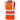 Leo ASHFORD rail recycled sustainable high visibility orange sleeveless vest