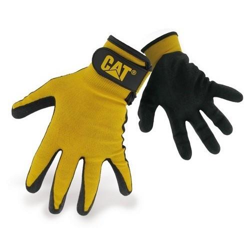 Caterpillar CAT nitrile coated adjustable wrist work glove #17416