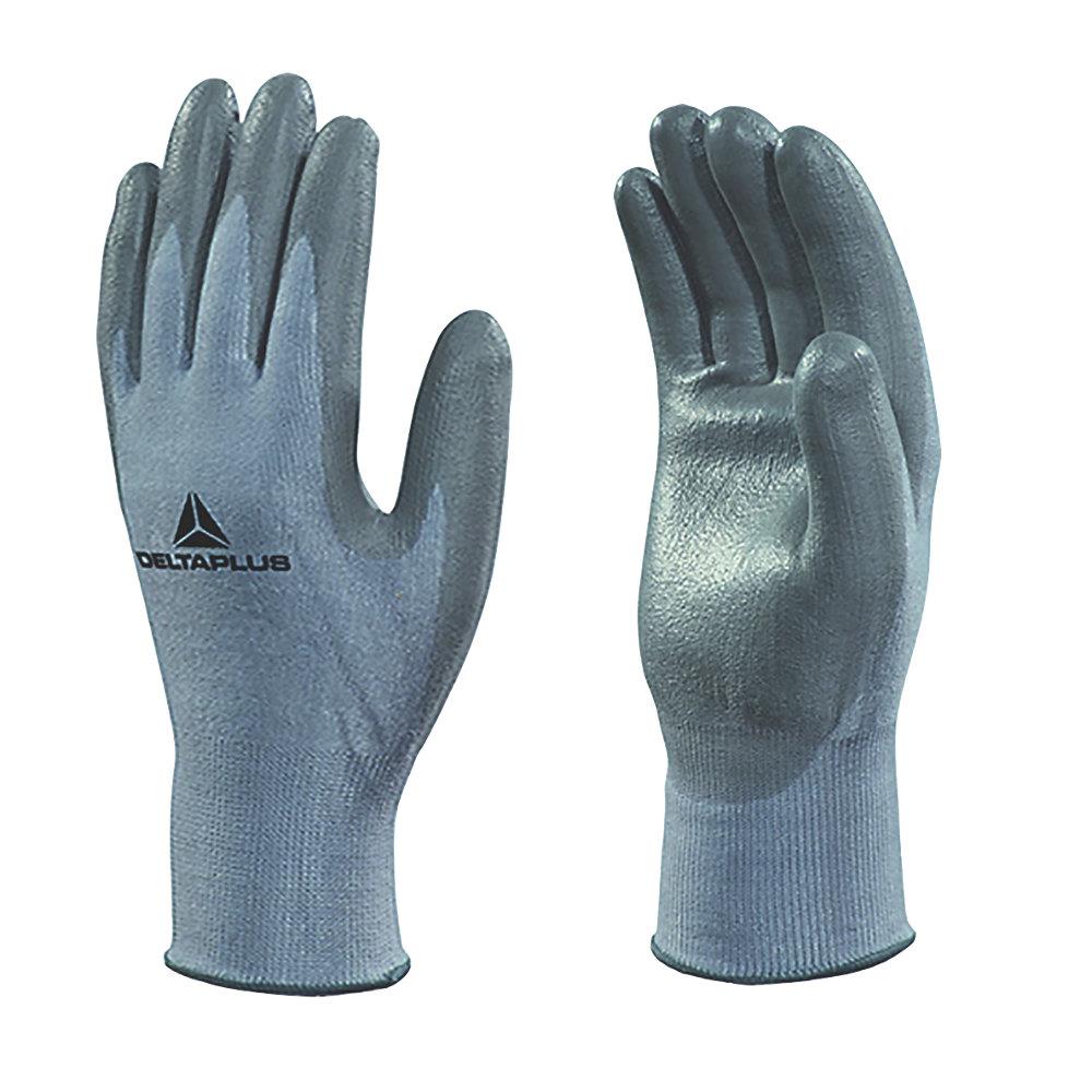 Delta Plus anti-cut level B/3 grey PU coated work glove #VENICUT32