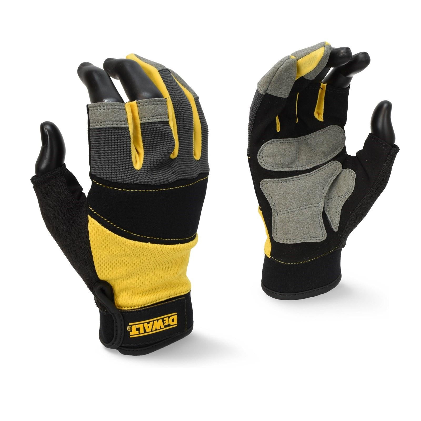 DeWalt Performance Framer three half finger work glove #DPG214L