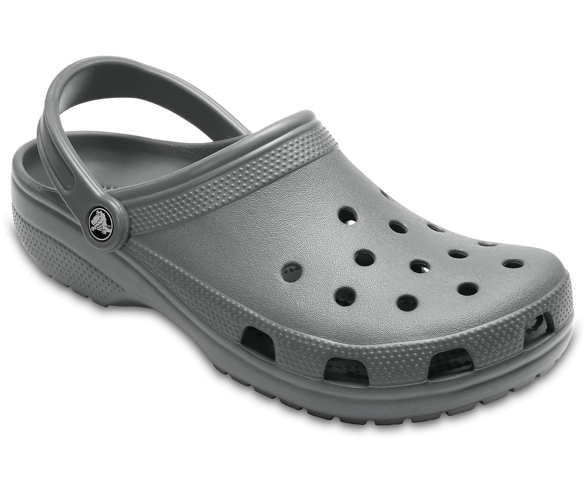 Crocs Classic slate grey ventilated Croslite mule sandal clog #10001