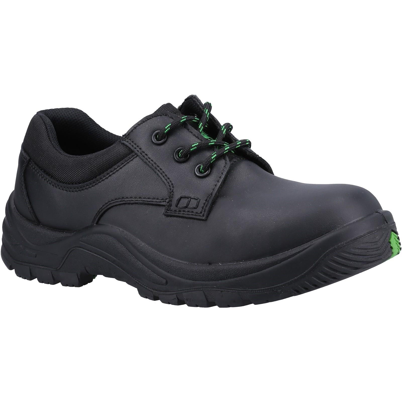 Amblers AS504 ASPEN S1P black composite toe/midsole lace up work safety shoes