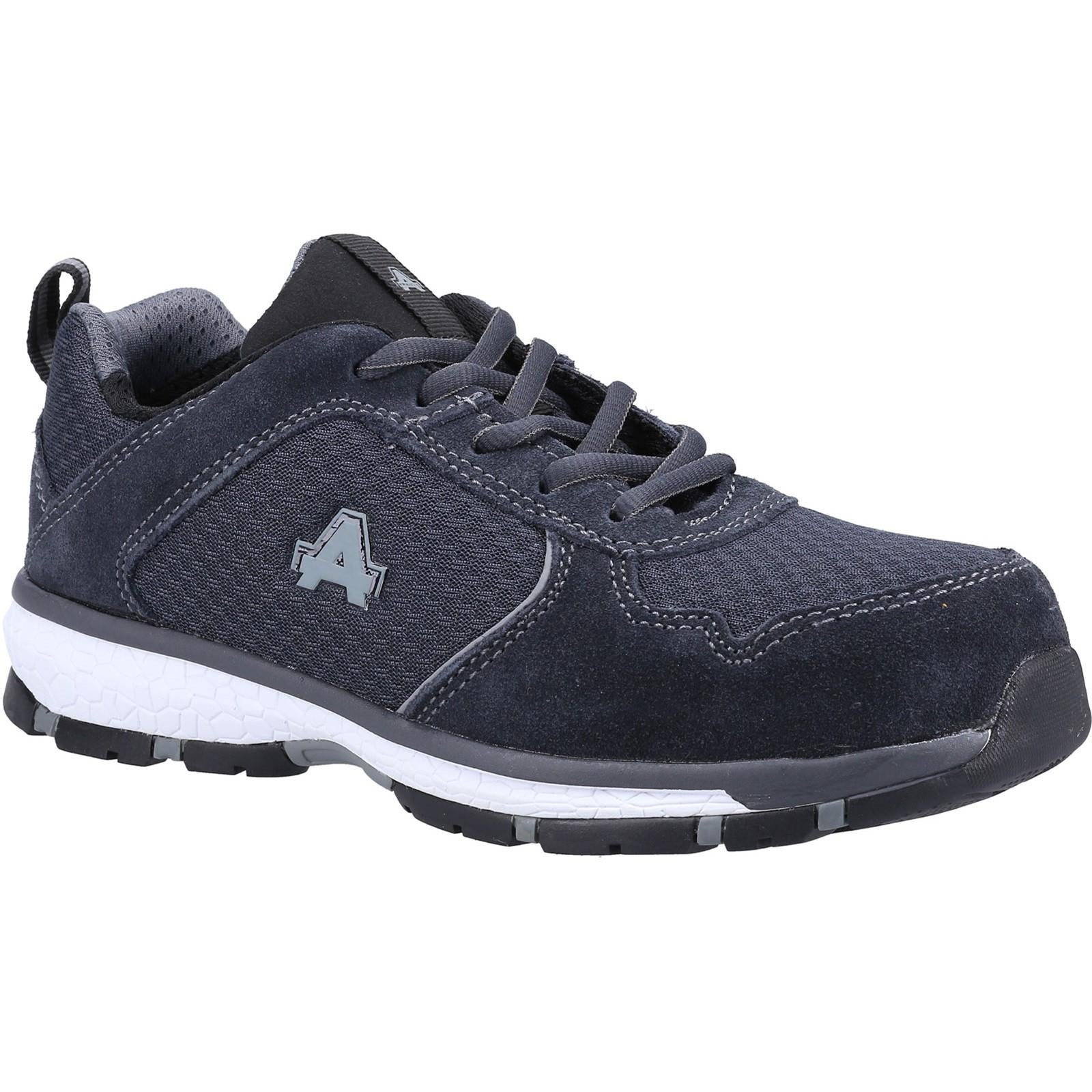 Amblers S1P ESD grey composite toe/midsole safety trainer work shoe #AS719C