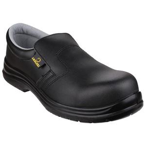 Amblers FS661 S2 ESD black slip-on composite toe metal-free slip-on safety shoe
