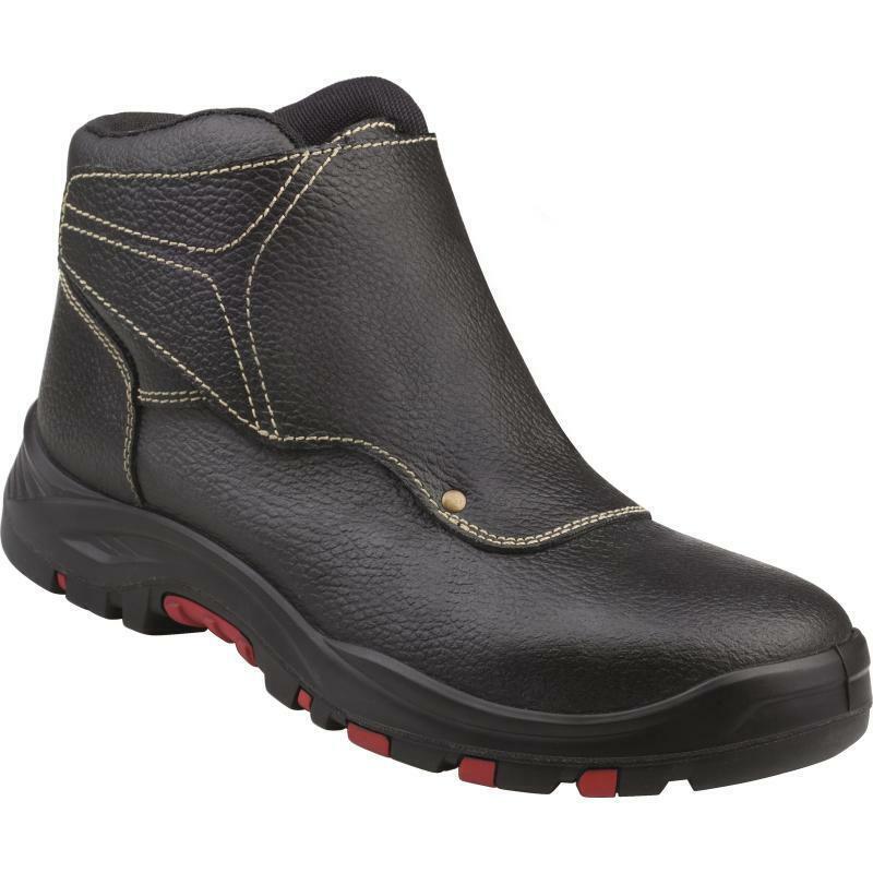 Delta Plus Cobra4 S3 black leather welders steel toe/midsole safety work boot