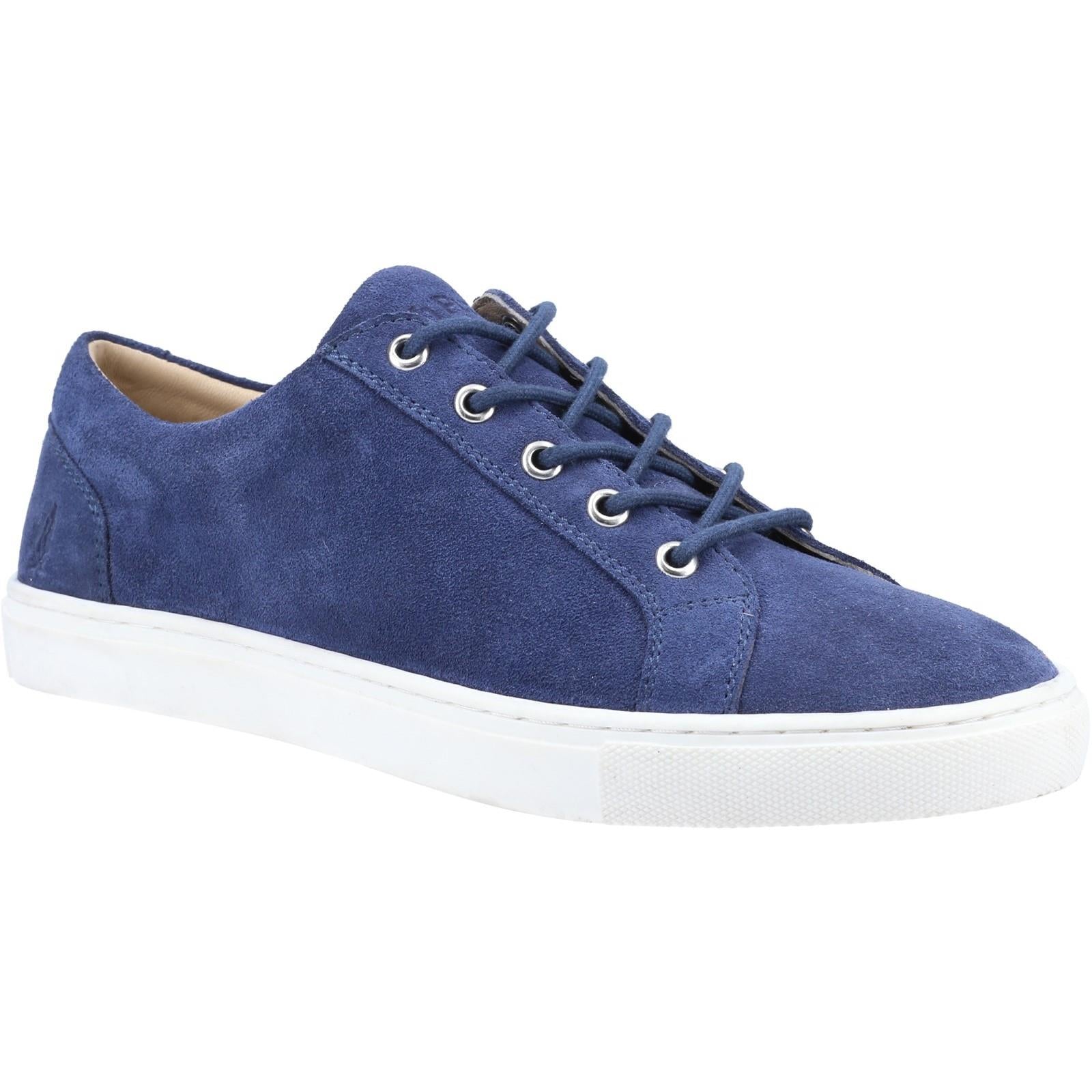 Hush Puppies Tessa navy blue suede ladies lace up sneakers trainers shoes