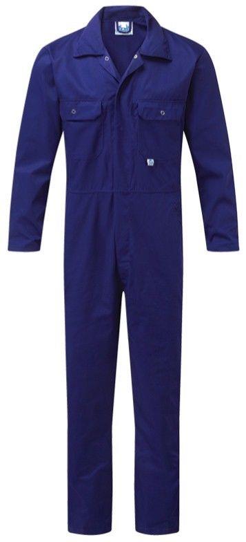 Fort polycotton coverall stud-front multi-pocket work boilersuit #344
