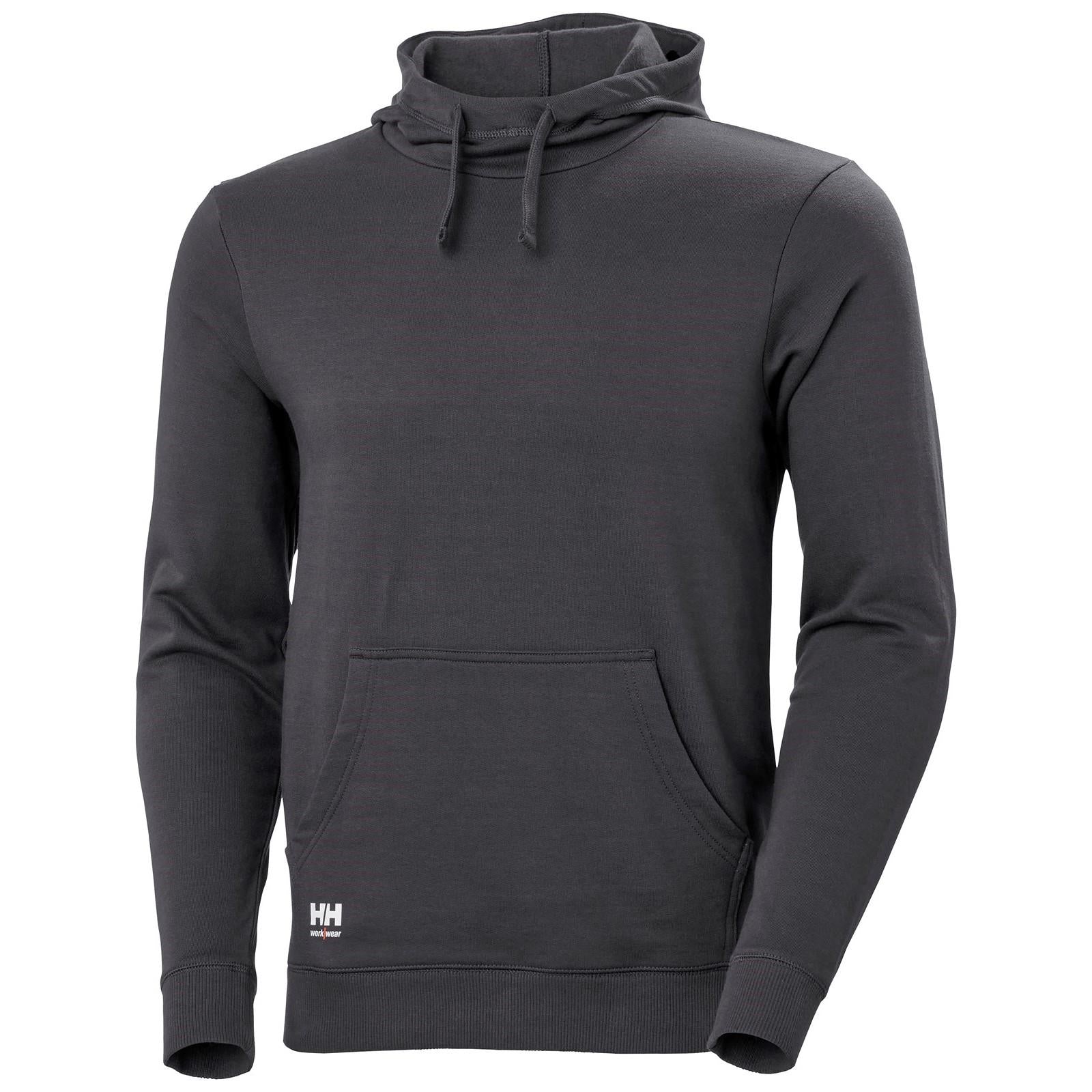 Helly Hansen Manchester dark grey cotton hooded sweatshirt Hoodie #79214