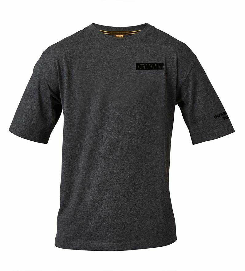 DeWALT Typhoon charcoal grey crew-neck logo short sleeve work Tee T-shirt