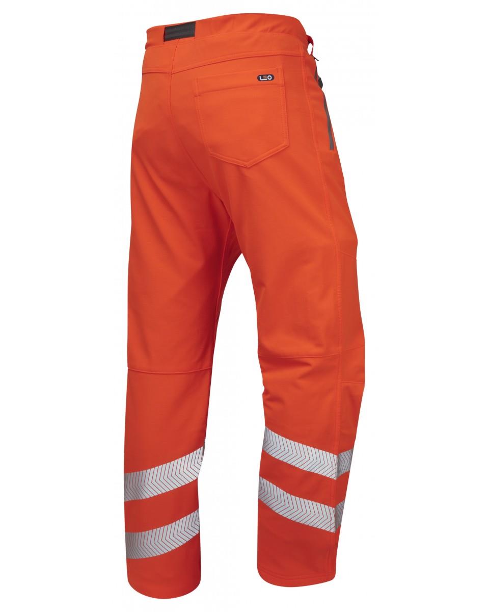 Leo Landcross high visibility ISO 20471:1 stretch work trouser