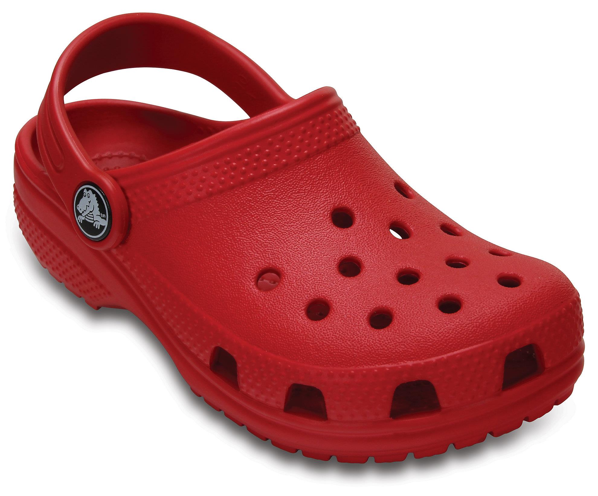 Crocs Kids Classic pepper red EVA mule sandal slip-on clog #204536