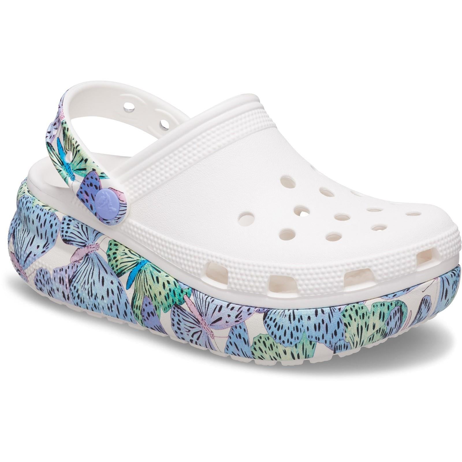 Crocs Classic Cutie Butterfly kids mule sandal slip-on clog #208298