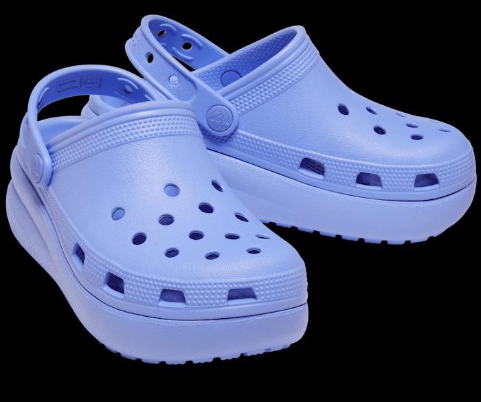 Crocs Classic Cutie kids digital violet mule sandal slip-on clog #207708