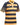 Kooga Touchline men's black/gold hooped rugby match shirt