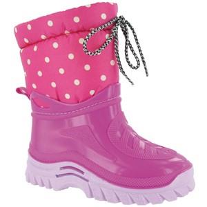 Cotswold Flurry pink girls infant warm-lined hybrid wellington boot