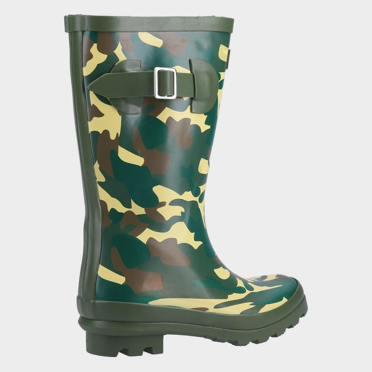 Cotswold Innsworth kid's camouflage rubber waterproof wellington boot